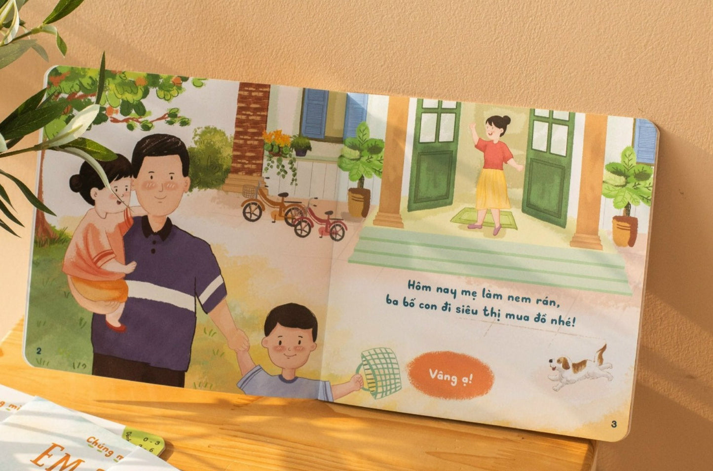 Trọn bộ Chúng Mình Cùng Nhau (combo 5 cuốn): Xèo xèo mẹ nấu! - Bố ơi đi nào! - Em thương cún lắm! - Ông chở bé đi - Vườn bà có gì? (tuổi 0-6)