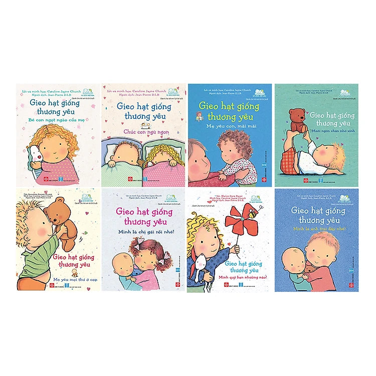 Gieo hạt giống thương yêu (combo 8 tập) (tuổi 0-6)