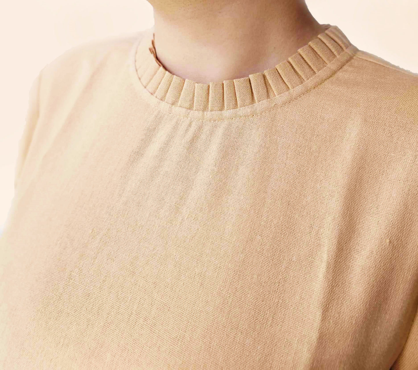 Váy linen tay lỡ