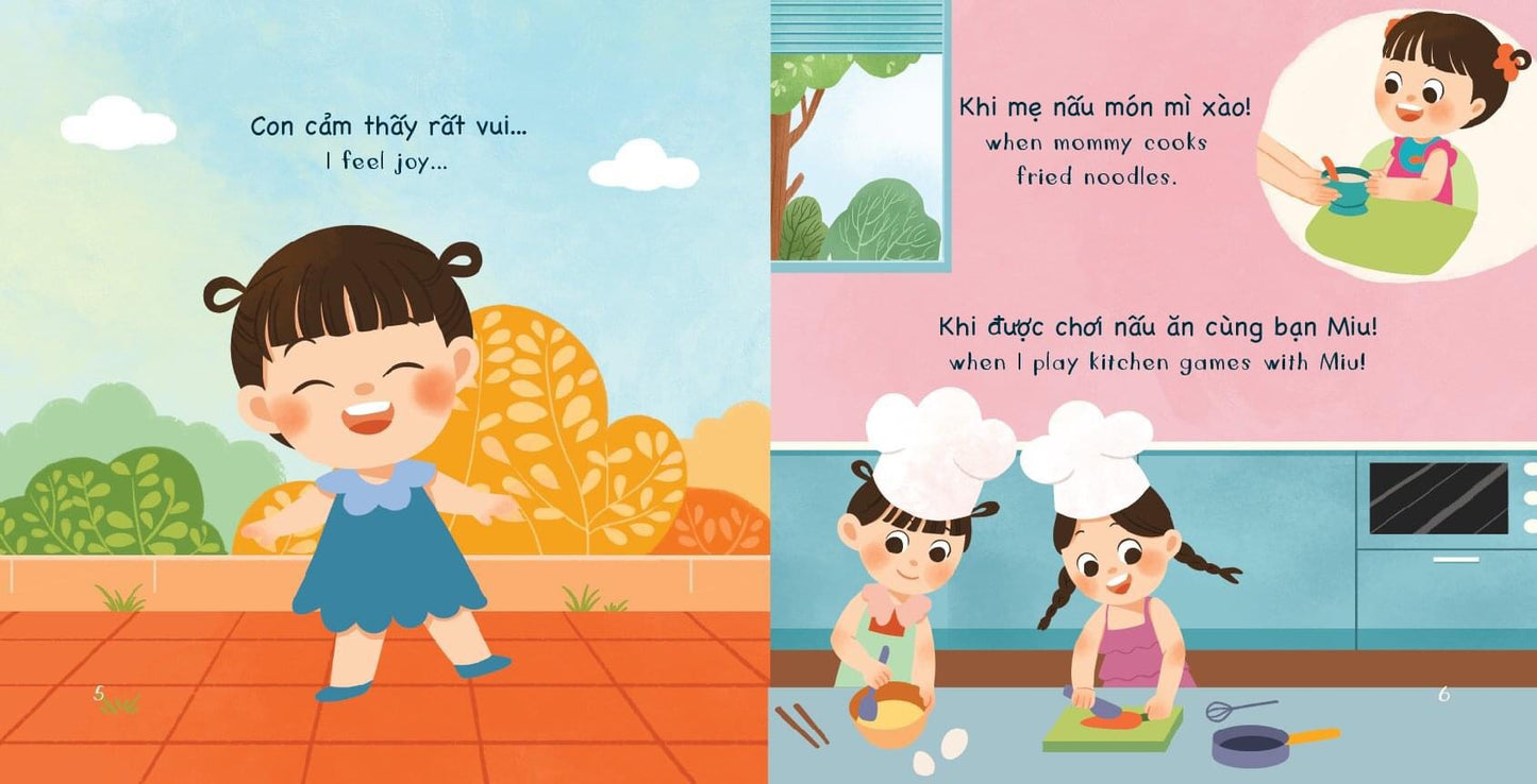 Bé học giao tiếp 1 - song ngữ: Con muốn - Con cảm thấy - Con thích - Đây là (combo 4 cuốn) (tuổi 0-3)