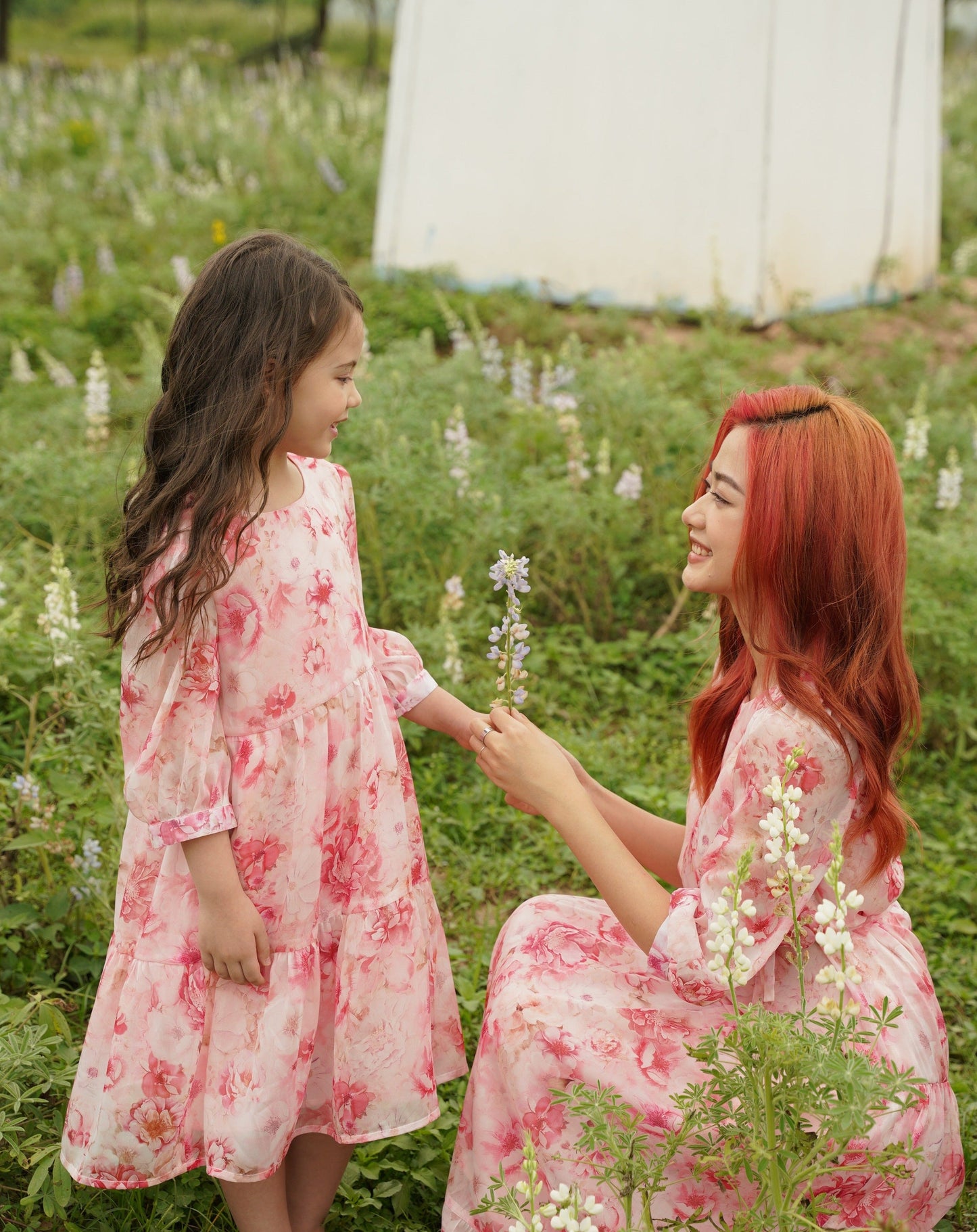Váy hoa mini Helen