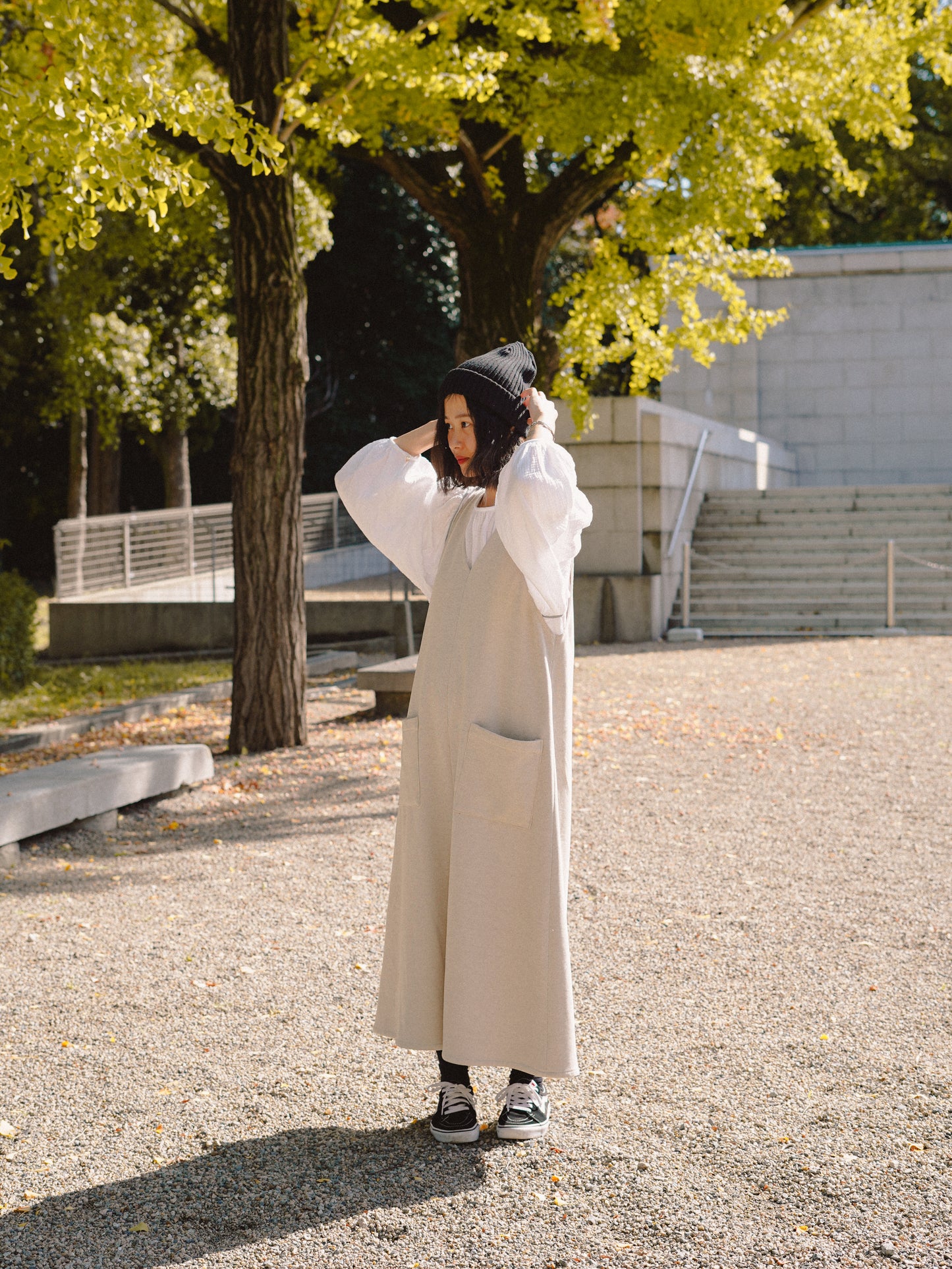 Handmade v-neck comfy dress