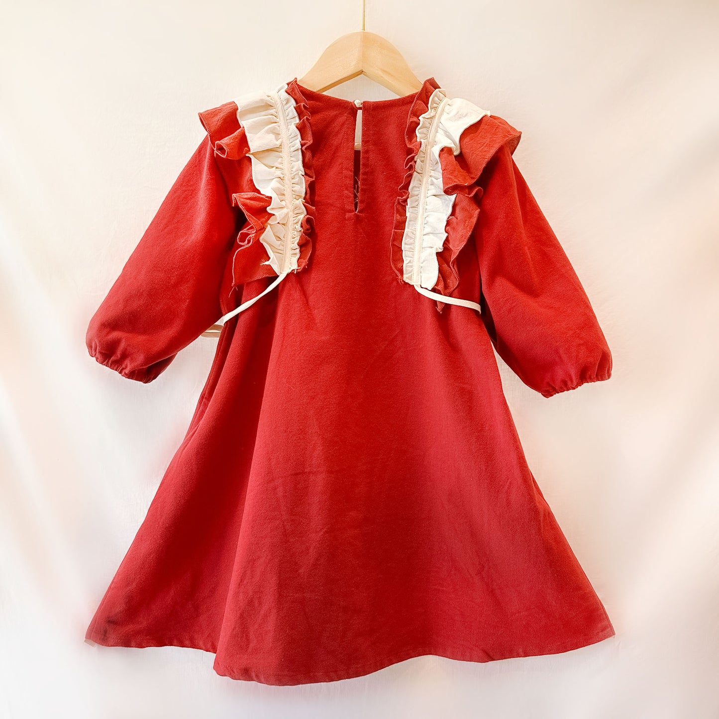 Handmade Red Olaf long sleeve dress