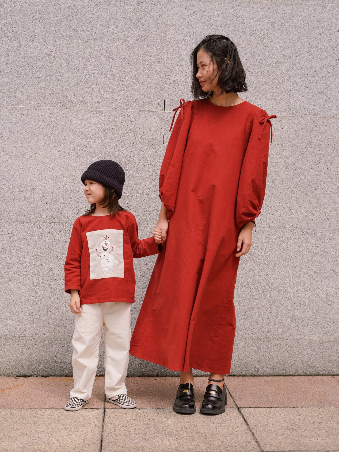 Handmade Red long dress