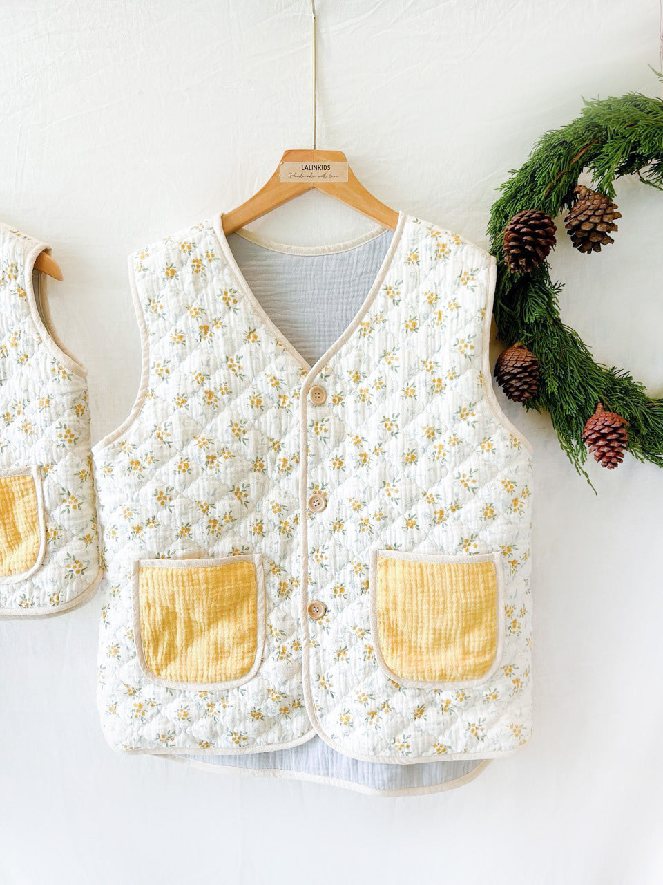 Handmade Buttercup Mom Gilet Yellow
