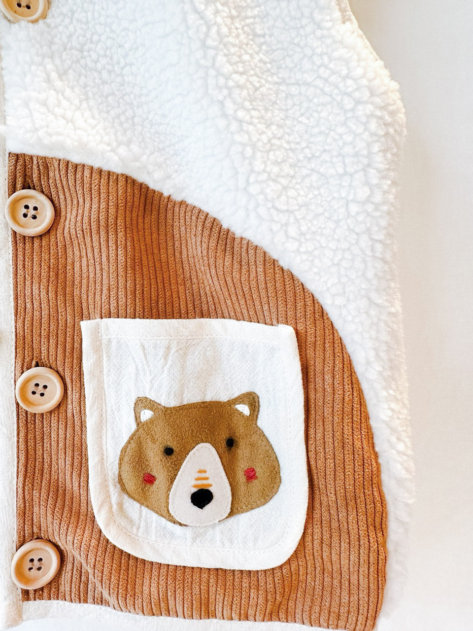 Handmade Bear Gilet Unisex