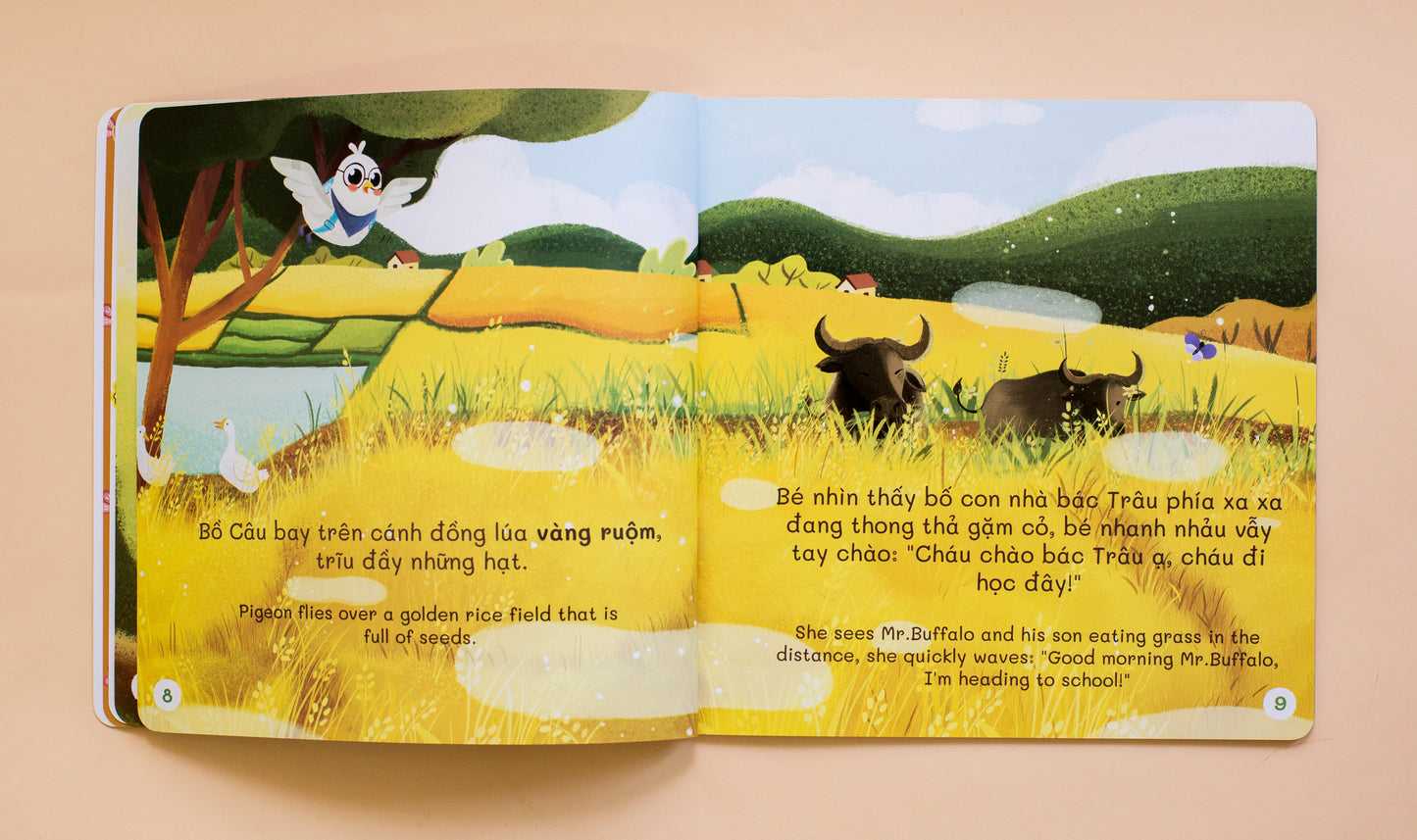 Xuân Hạ Thu Đông - Song Ngữ (Combo 4 Cuốn) (0-6 tuổi)
