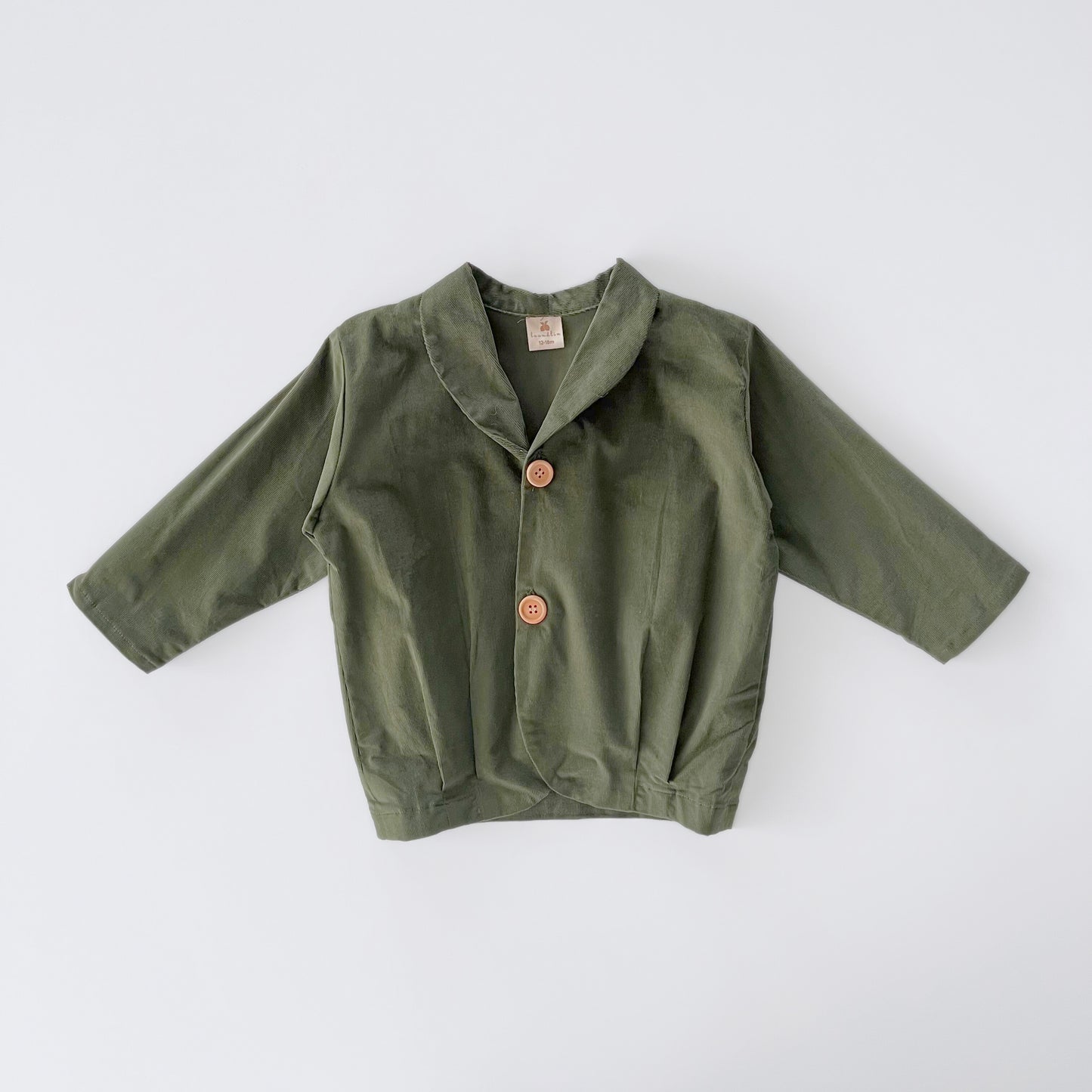 Handmade corduroy layer jacket