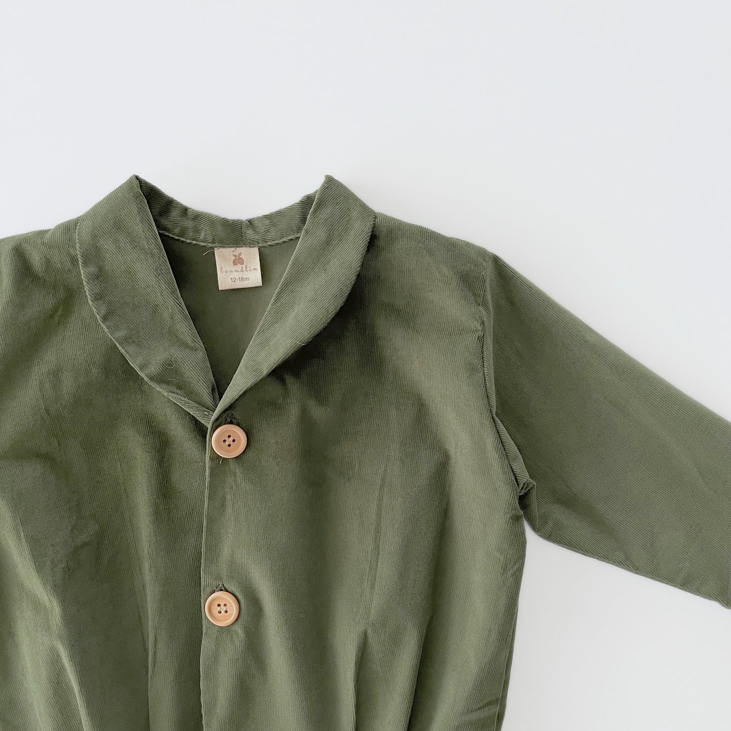 Handmade corduroy layer jacket