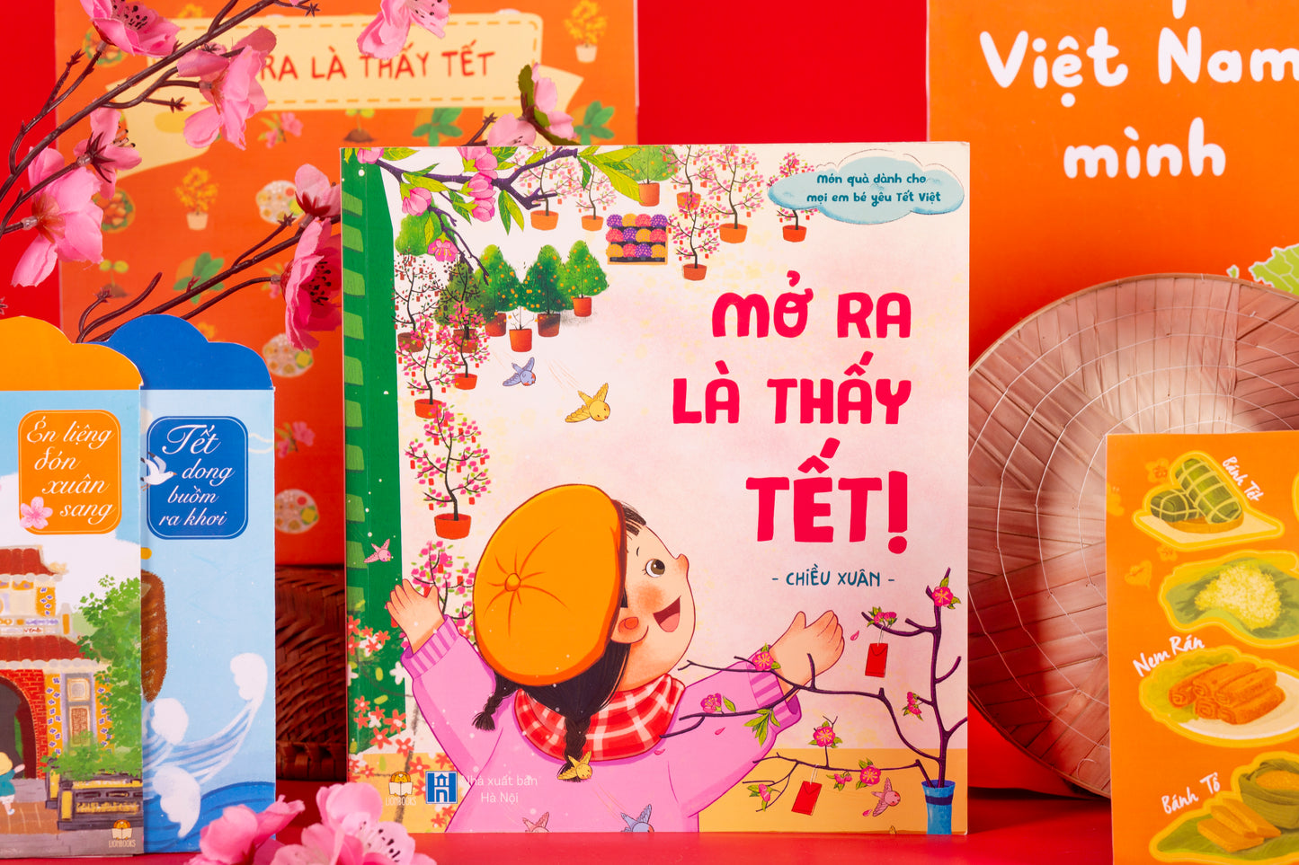 Mở ra là thấy Tết - miền Bắc - song ngữ (combo sách & trò chơi Ô ăn quan) (tuổi 1+)