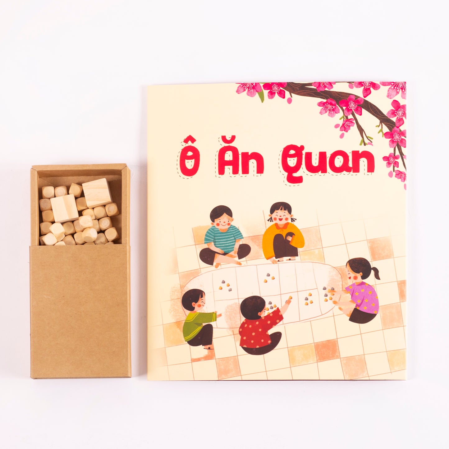 Mở ra là thấy Tết - miền Bắc - song ngữ (combo sách & trò chơi Ô ăn quan) (tuổi 1+)