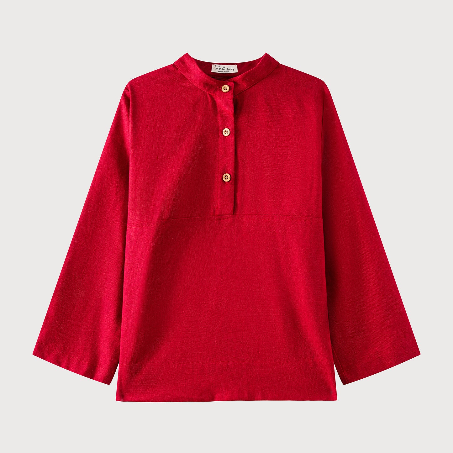 Sơ mi linen dài tay