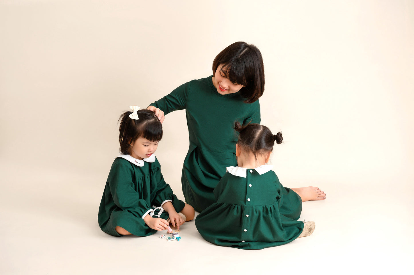 Váy linen tay lỡ