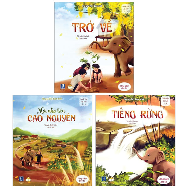 Bộ Em Yêu Việt Nam Mình: Trở Về - Tiếng Rừng - Mái Nhà Trên Cao Nguyên (Combo 3 Cuốn) (tuổi 1-6)