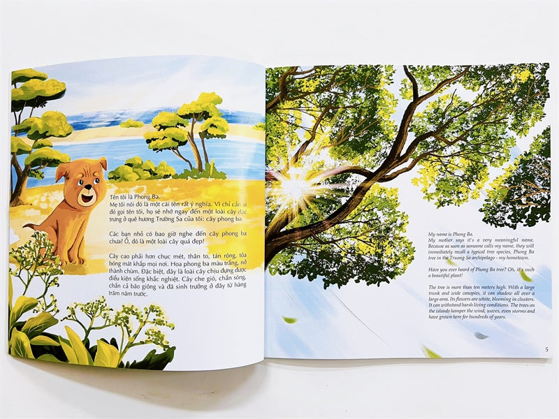 Bộ Trường Sa - Biển ấy là của mình (song ngữ): Phong Ba Nơi Đầu Sóng - Biển Ấy Là Của Mình (Combo 2 Cuốn)(1-6 tuổi)