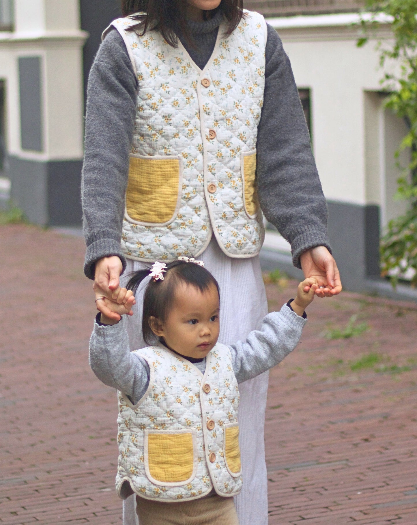 Handmade Buttercup Mom Gilet Yellow