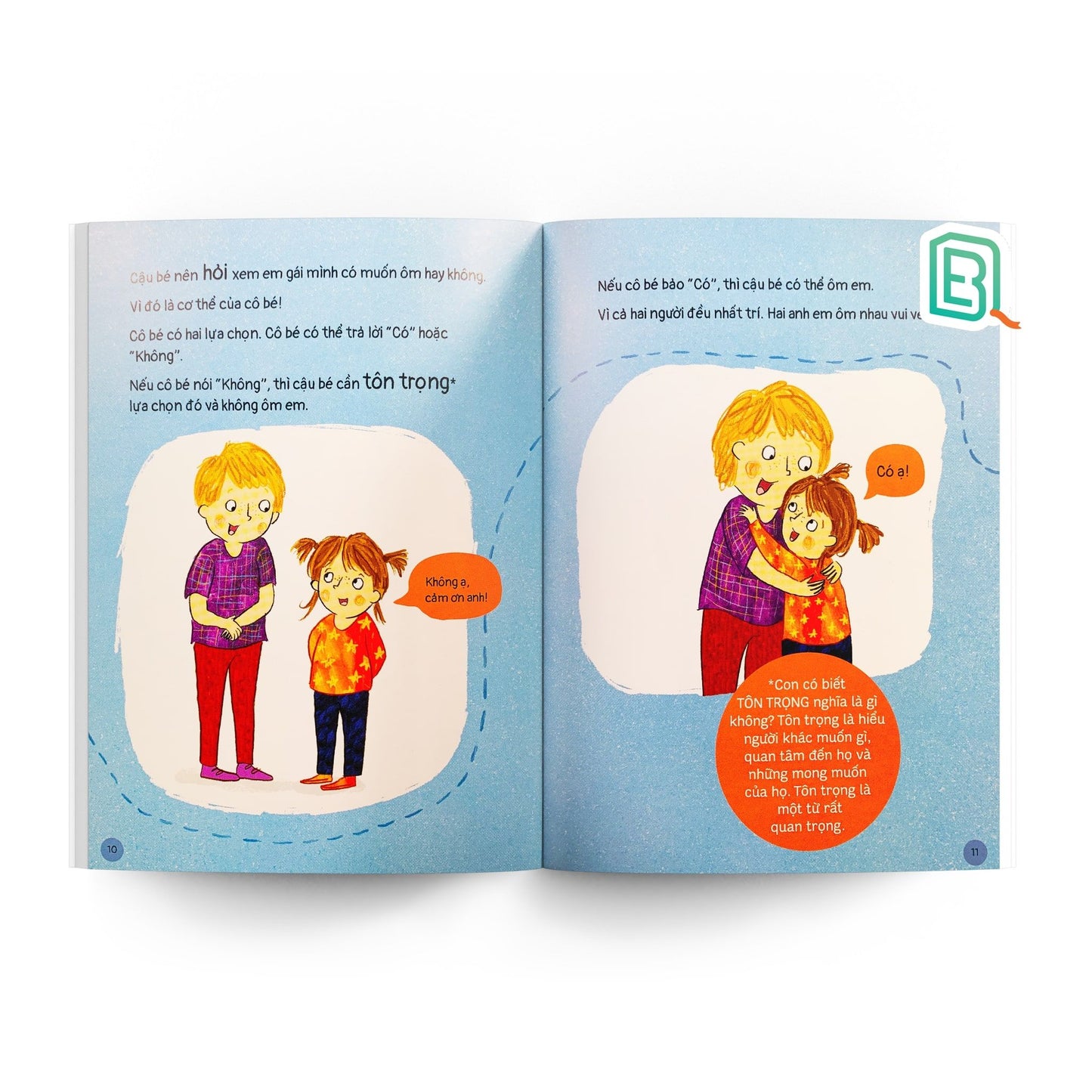 Phát triển trí tuệ cảm xúc - Chúng mình tôn trọng cơ thể và cảm xúc của nhau (tuổi 4+)