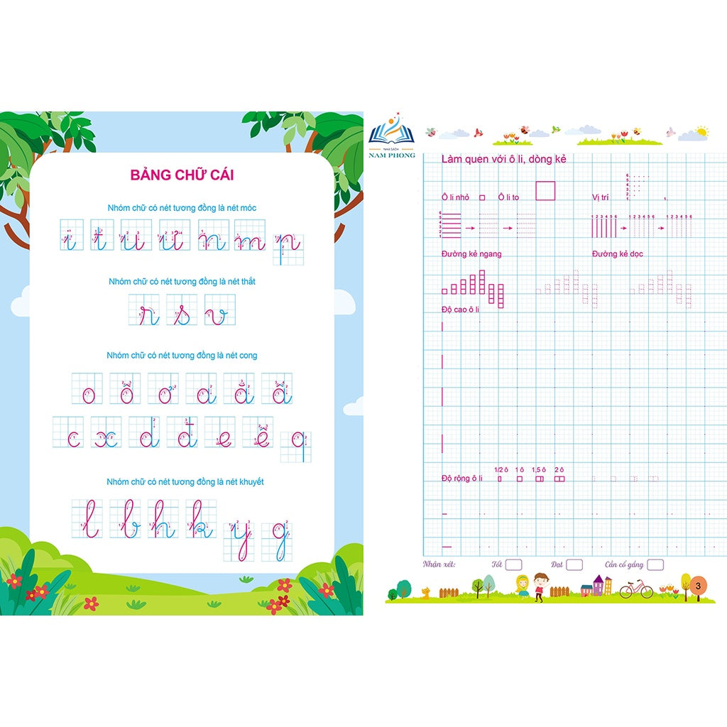 Vở Tập Viết Trọn Bộ - Phiên Bản Mới Nhất 5 Trong 1