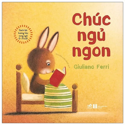 Sách lật tương tác song ngữ 0-3 tuổi (Combo 5 Cuốn): Mẹ đâu rồi? + 5 qủa táo nhỏ + Mông ai đây? + Ú oà + Chúc ngủ ngon