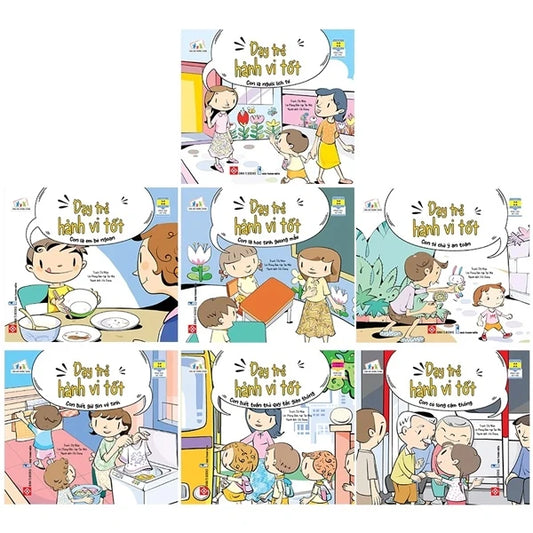 Dạy Trẻ Hành Vi Tốt (combo 7 cuốn) (3-6t)