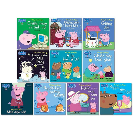 Thế Giới Của Peppa (combo B 10 cuốn) (0-6t)