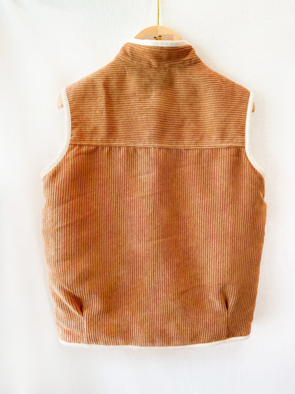 Handmade Hedgehog Boy Gilet Brown