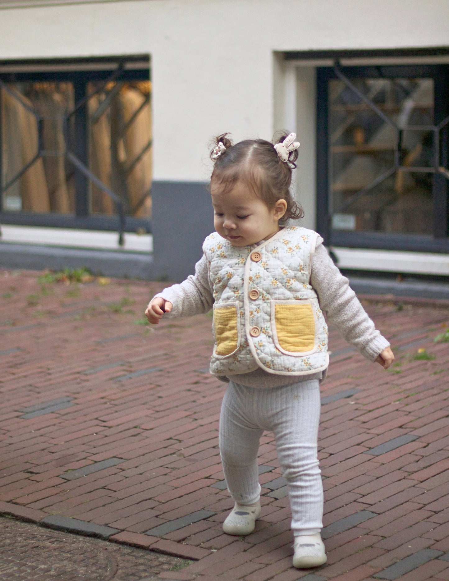 Handmade Buttercup Girl Gilet Yellow