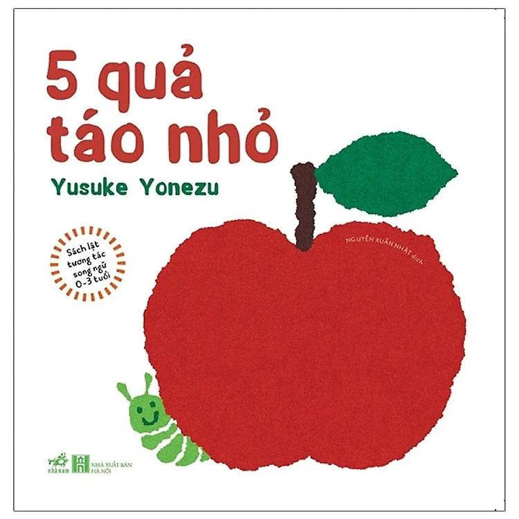 Sách lật tương tác song ngữ 0-3 tuổi (Combo 5 Cuốn): Mẹ đâu rồi? + 5 qủa táo nhỏ + Mông ai đây? + Ú oà + Chúc ngủ ngon
