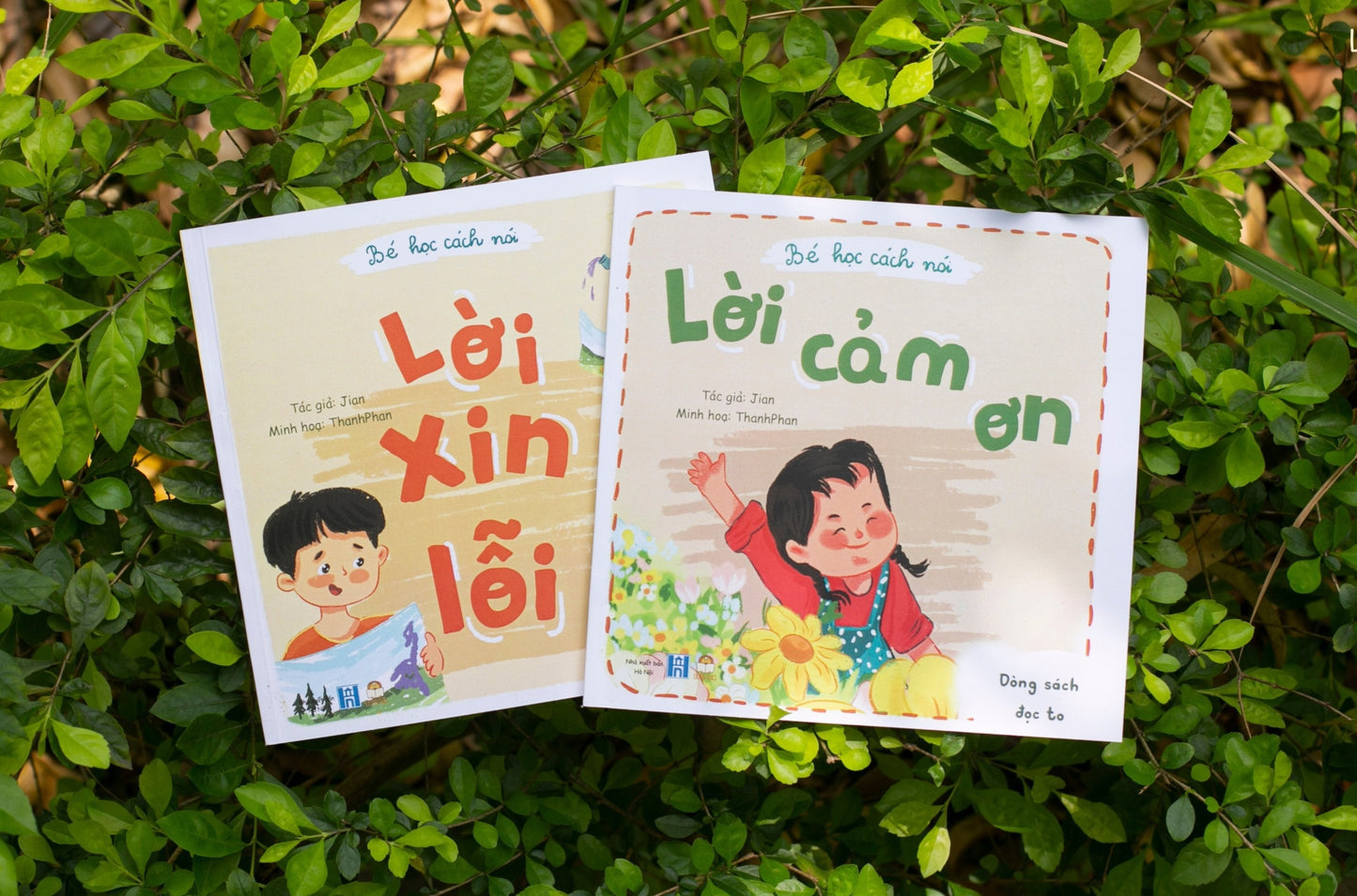 Bé học cách nói: Lời chào - Lời cảm ơn - Lời xin lỗi - Lời hứa (combo 4 cuốn) (tuổi 0-3)